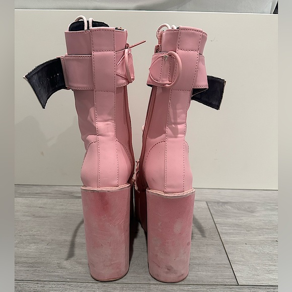 DOLLS KILL BUBBLEGUM TRAITOR BOOTS - Picture 3 of 3